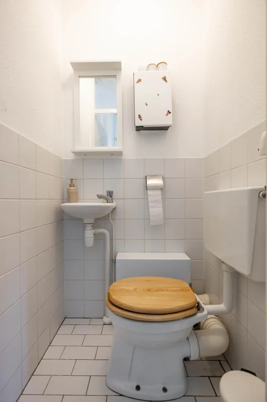 Before: Downstairs toilet, fully renewed