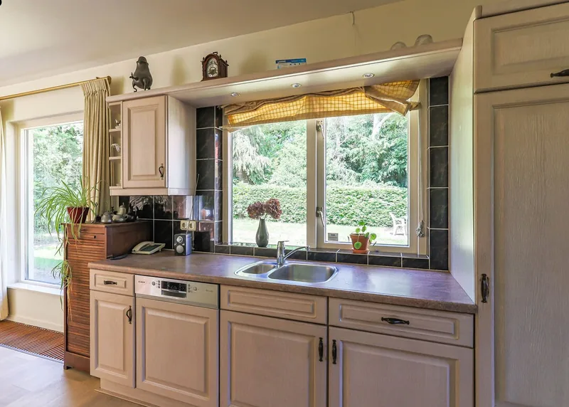 Before: Kitchen replaced and replanned